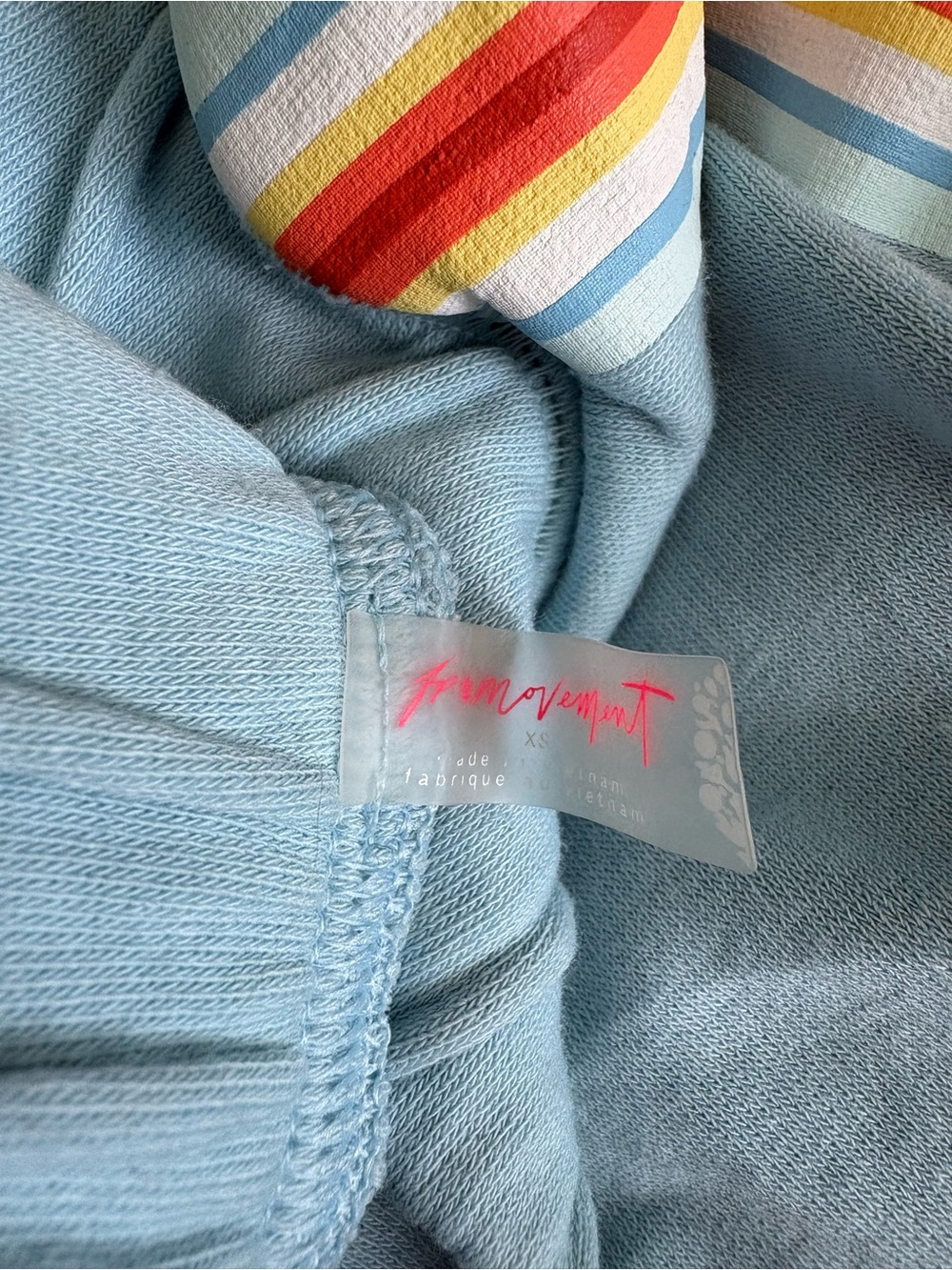 Free People Movement Grand Slam Shorts Light Blue XS - Picture 5 of 7